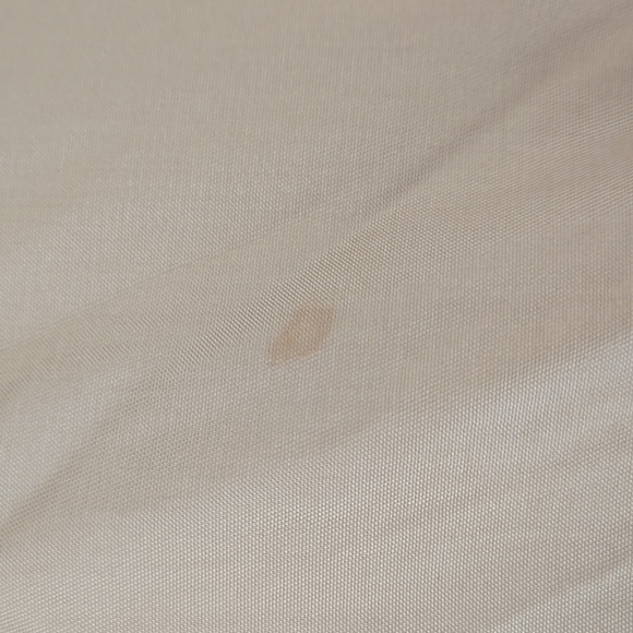 Women's Vintage Cream Coat with Real Fur Trim Size 14 - Picture 13 of 14